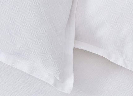 Murmur "Ari" Duvet Cover and Pillowcase in White