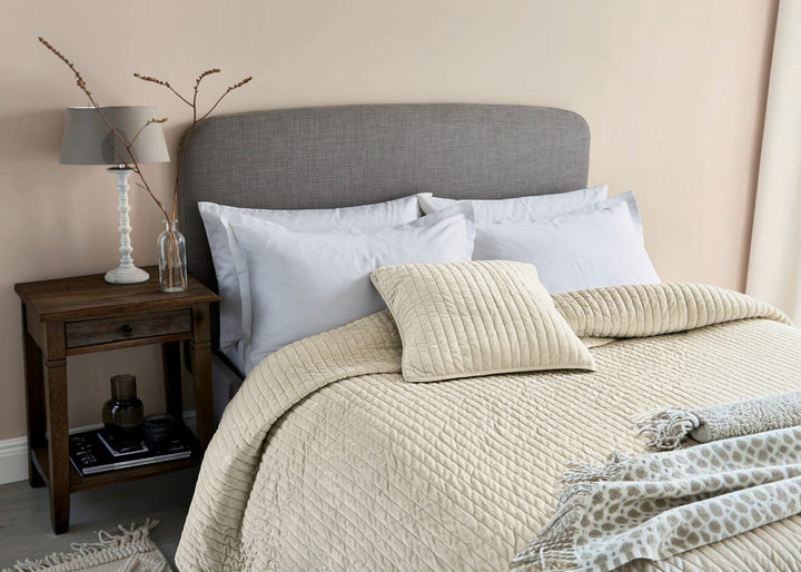 Murmur "Flynn" Quilted Throw in Linen
