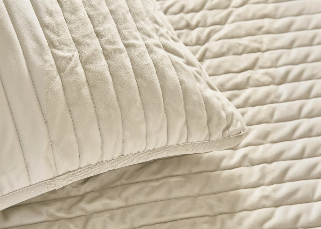 Murmur "Flynn" Quilted Throw in Linen