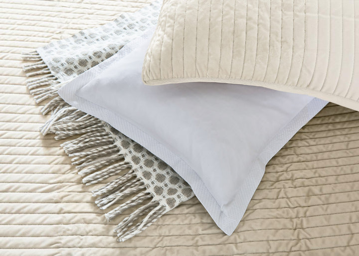 Murmur "Flynn" Quilted Throw in Linen