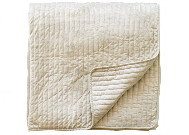 Murmur "Flynn" Quilted Throw in Linen