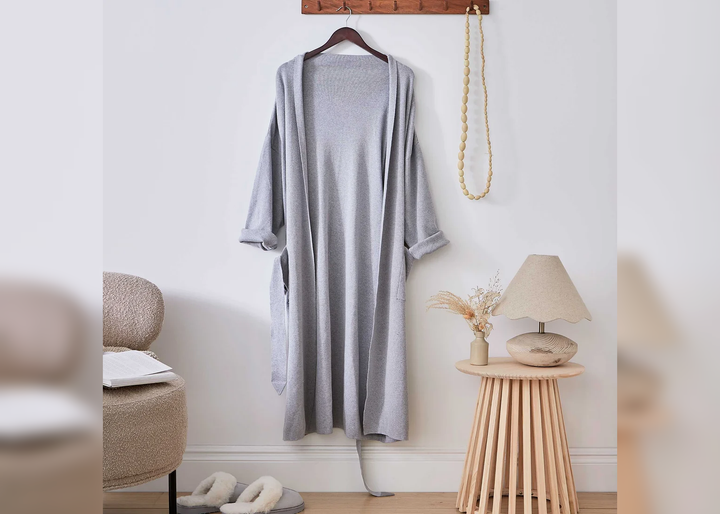 Murmur "Lora" Bathrobe in Cloud Grey