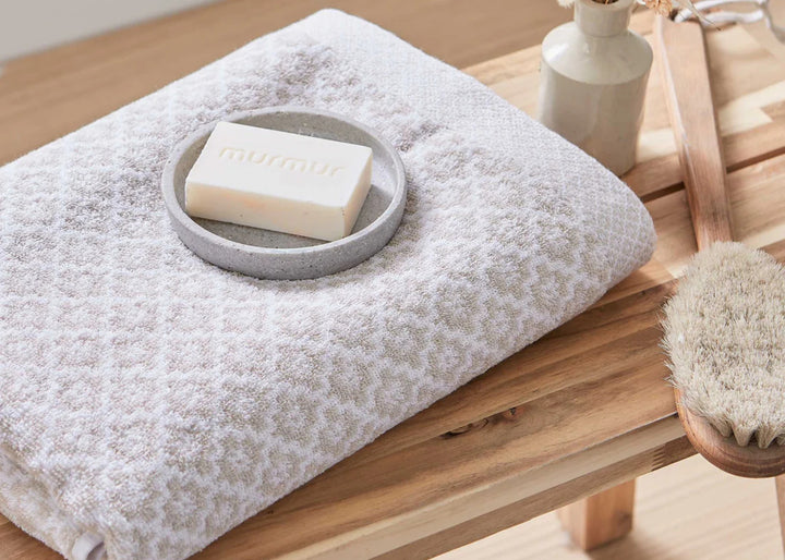Murmur "Bess" Towels in Linen