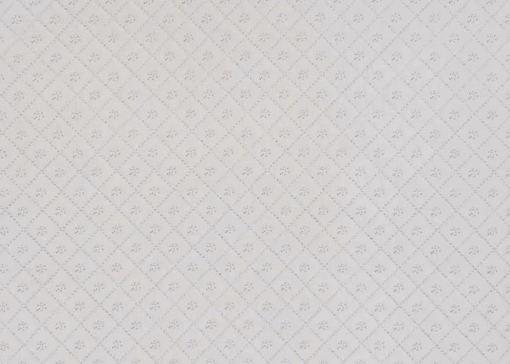 Murmur "Cynthia" Quilted Throw in White
