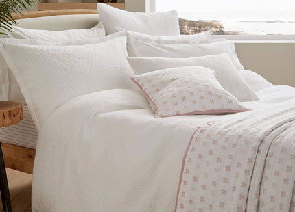 Murmur "Hush" Duvet Cover in White