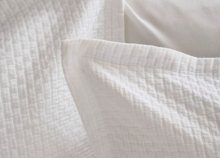 Murmur "Hush" Duvet Cover in White