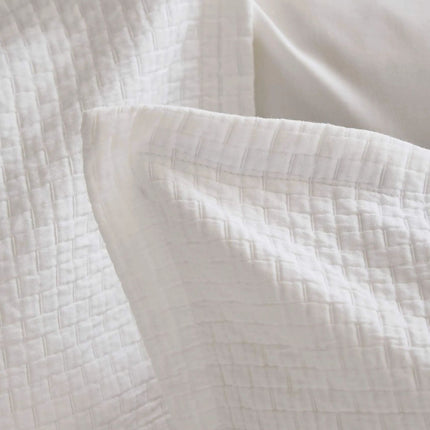 Murmur "Hush" Duvet Cover in White