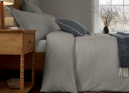 Murmur "Lida" Duvet Cover Sets in Cloud Grey