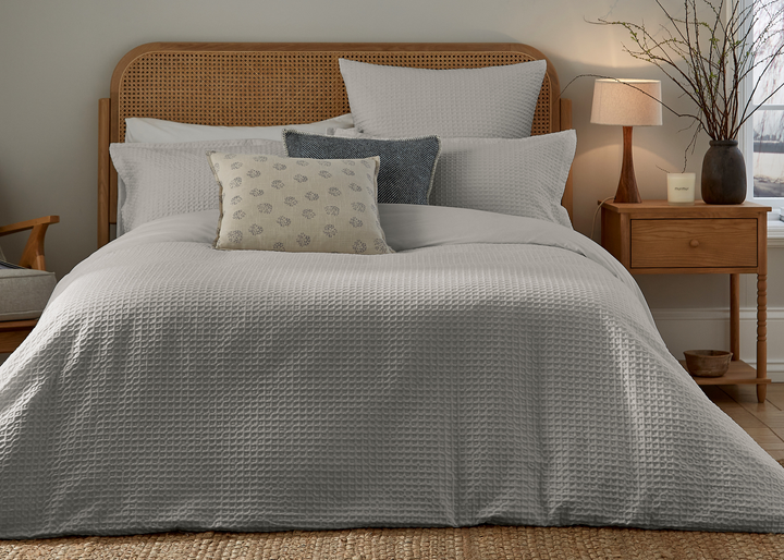 Murmur "Lida" Duvet Cover Sets in Cloud Grey