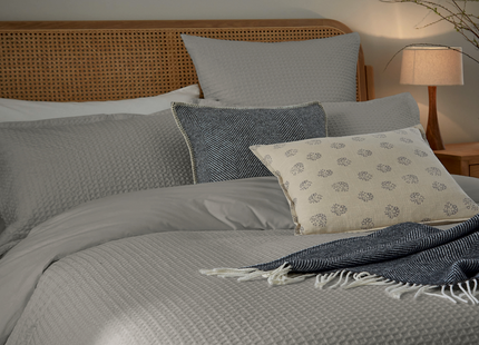 Murmur "Lida" Duvet Cover Sets in Cloud Grey