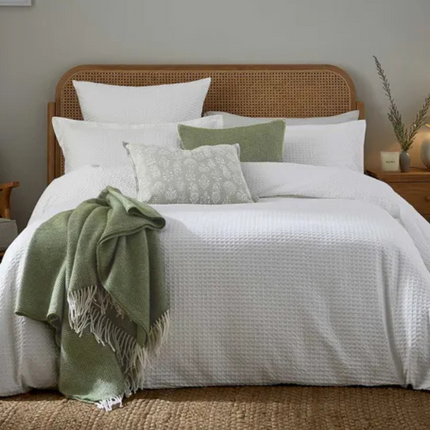 Murmur "Lida" Duvet Cover Sets in White