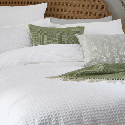 Murmur "Lida" Duvet Cover Sets in White