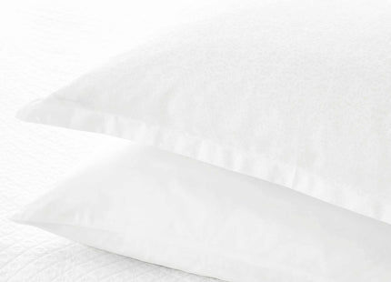 Murmur "Meadow" Jacquard Duvet Cover in White