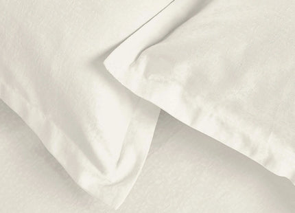 Murmur "Meadow" Jacquard Duvet Cover in Ivory