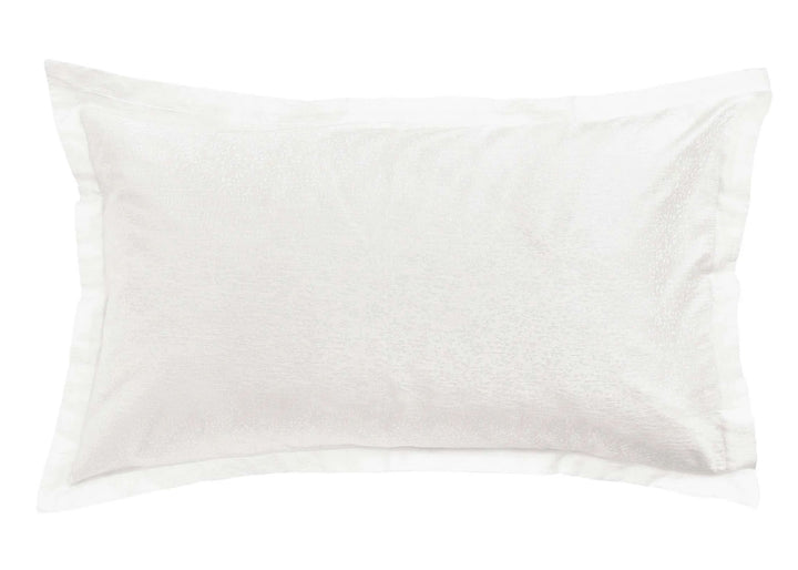 Murmur "Meadow" Jacquard Duvet Cover in White