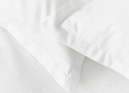 Murmur "Meadow" Jacquard Duvet Cover in White