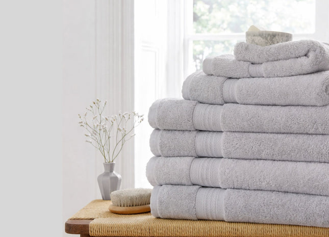 Murmur "Naturally Soft" Bath Towels Collection in Cloud Grey