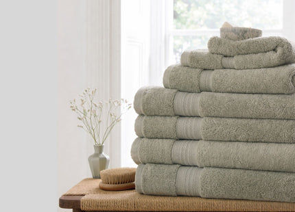 Murmur "Naturally Soft" Bath Towels Collection in Green