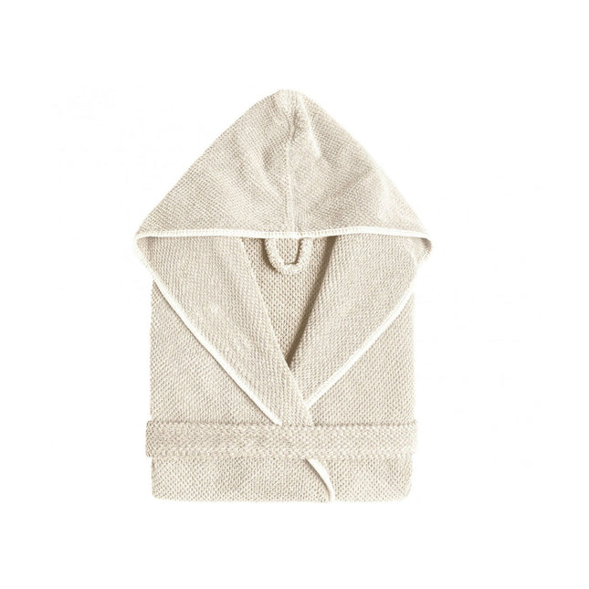 Graccioza "Bee Waffle" Kimono Bathrobe in Natural