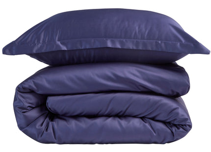 Christy "400TC Sateen" Plain Dyed Sheets in Colour Navy