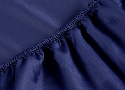 Christy "400TC Sateen" Plain Dyed Sheets in Colour Navy