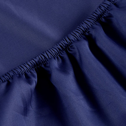 Christy "400 TC Sateen" Plain Dyed Sheets in Colour Navy