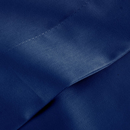 Christy "400 TC Sateen" Plain Dyed Sheets in Colour Navy