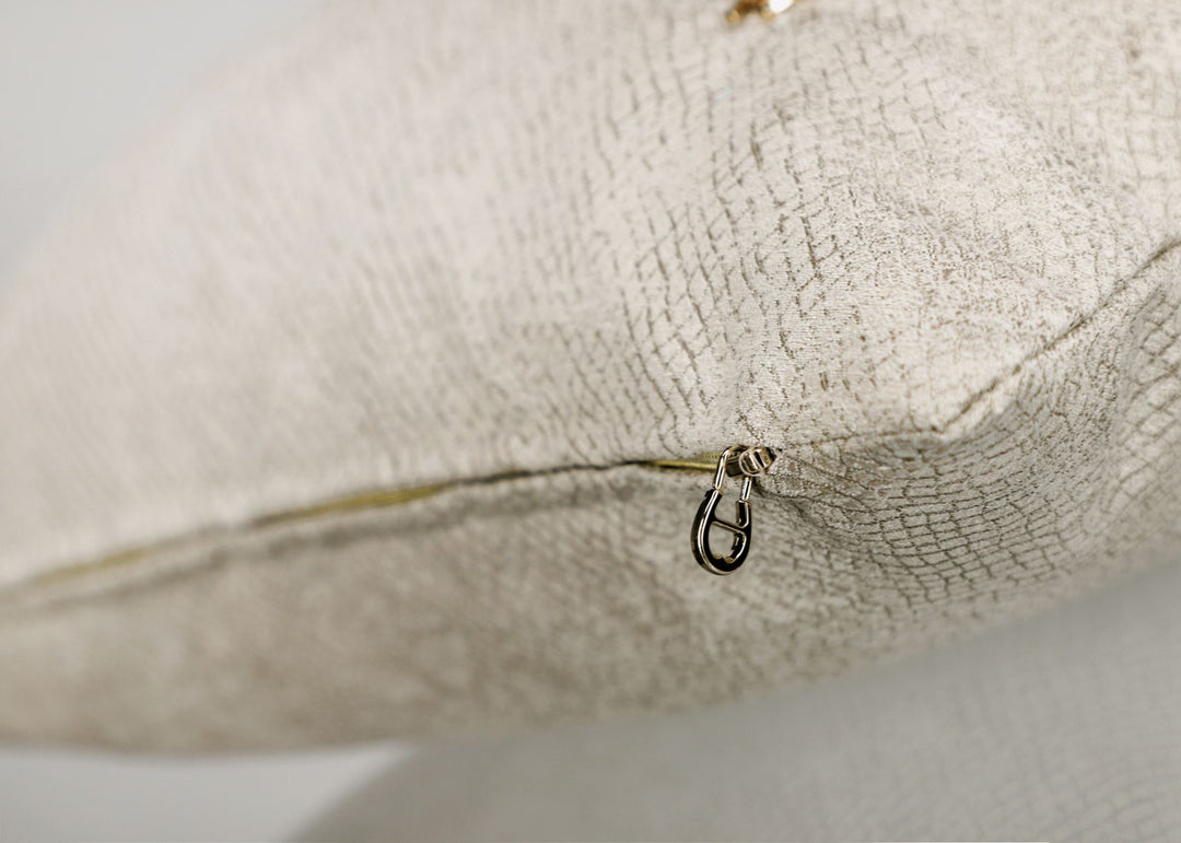 Aigner "Neat" Decorative Filled Cushion in Cream