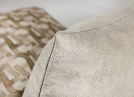 Aigner "Neat" Decorative Filled Cushion in Cream