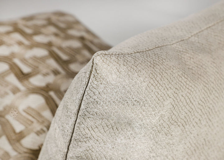 Aigner "Neat" Decorative Filled Cushion in Cream