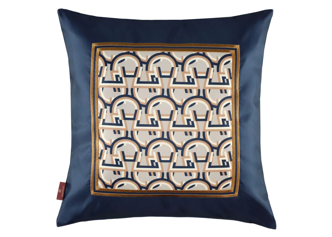 Aigner "Nena" Decorative Filled Cushion in Blue - 45 x 45 cm
