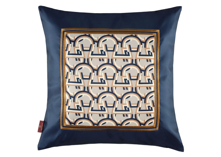 Aigner "Nena" Decorative Filled Cushion in Blue - 45 x 45 cm