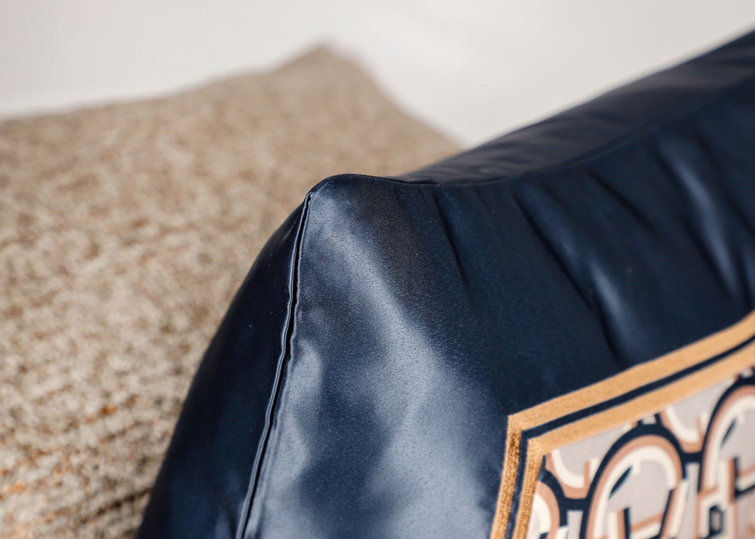 Aigner "Nena" Decorative Filled Cushion in Blue - 45 x 45 cm