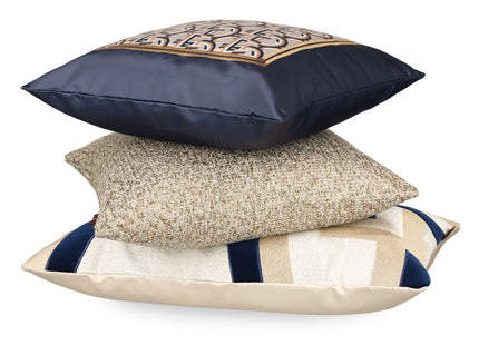 Aigner "Nena" Decorative Filled Cushion in Blue - 45 x 45 cm