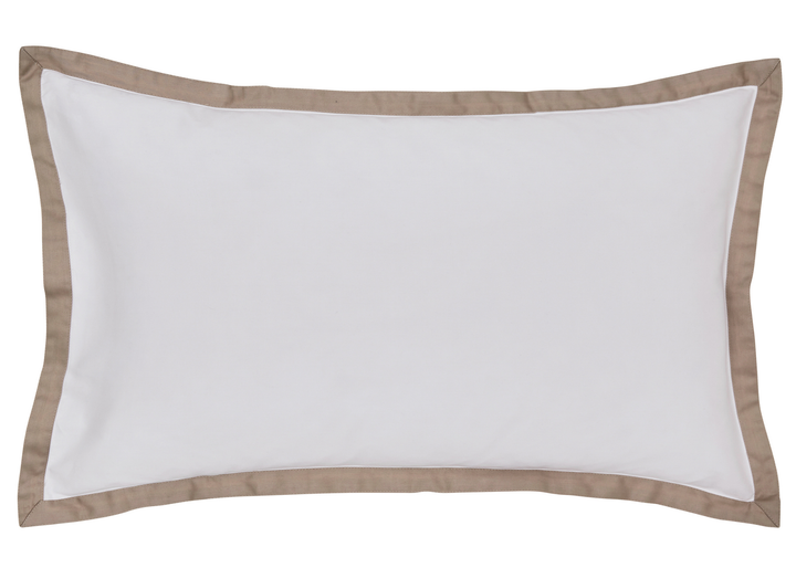 Bedeck of Belfast "Olenna" Duvet Cover Set in Truffle/Chalk