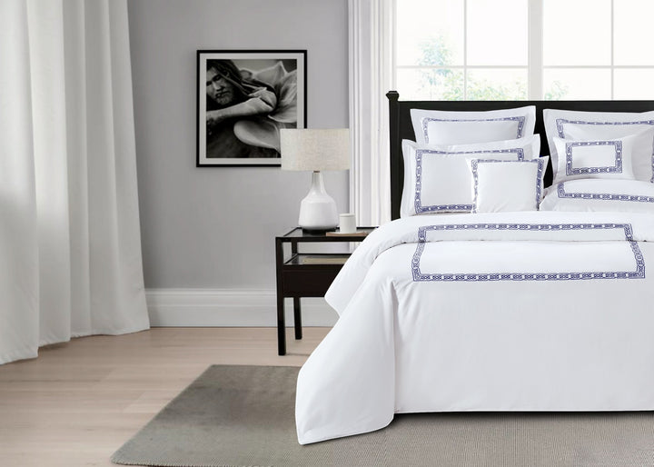 Oceana "Otto" Duvet Cover Set in White