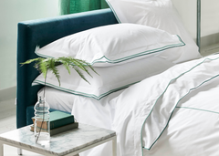 Designers Guild "Astor" Duvet Cover Sets in Porcelain Green