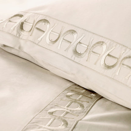 Aigner "Palace Elegance" 500 Thread Count Bed Linen in Linen