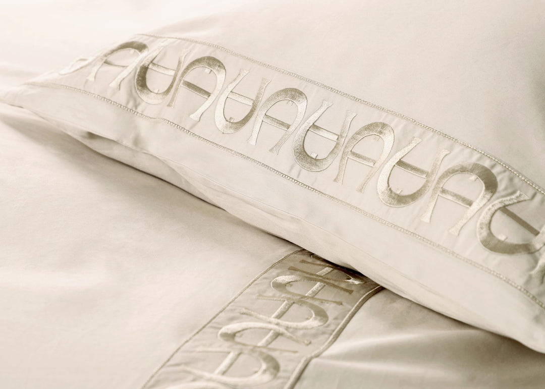 Aigner "Palace Elegance" 500 Thread Count Bed Linen in Beige