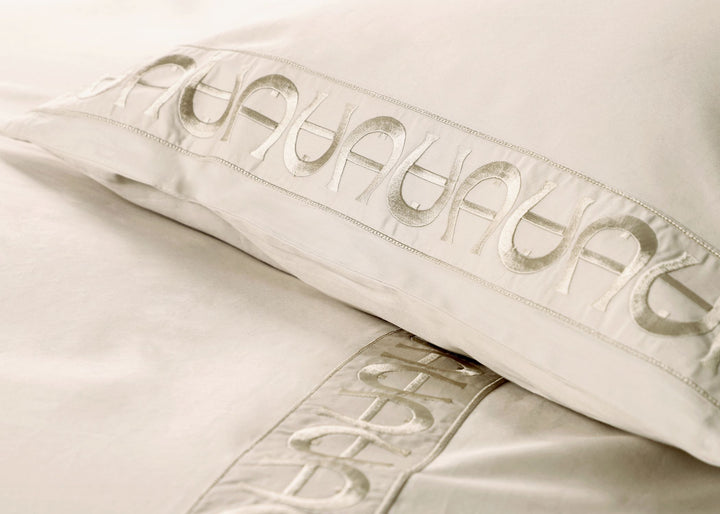 Aigner "Palace Elegance" 500 Thread Count Bed Linen in Beige