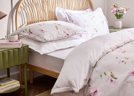 Christy "Perdita" Duvet Cover Set in Blush