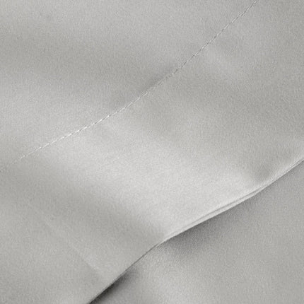 Christy "400 TC Sateen" Plain Dyed Sheets in Colour Platinum