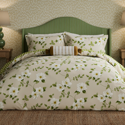 Sanderson "Poets Rose" Duvet Cover Sets in Linen