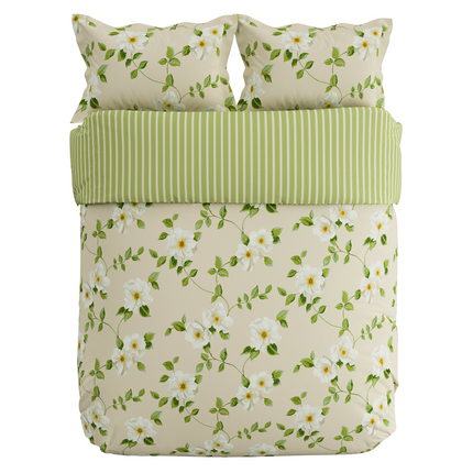 Sanderson "Poets Rose" Duvet Cover Sets in Linen