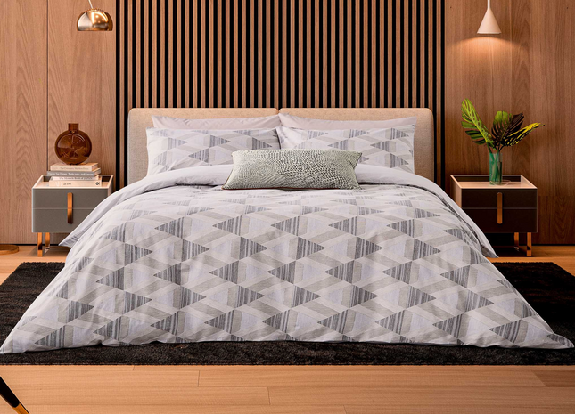 Nalu by Nicole Scherzinger "Pohaku" Duvet Cover Set in Stone