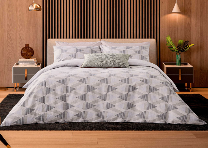 Nalu by Nicole Scherzinger "Pohaku" Duvet Cover Set in Stone