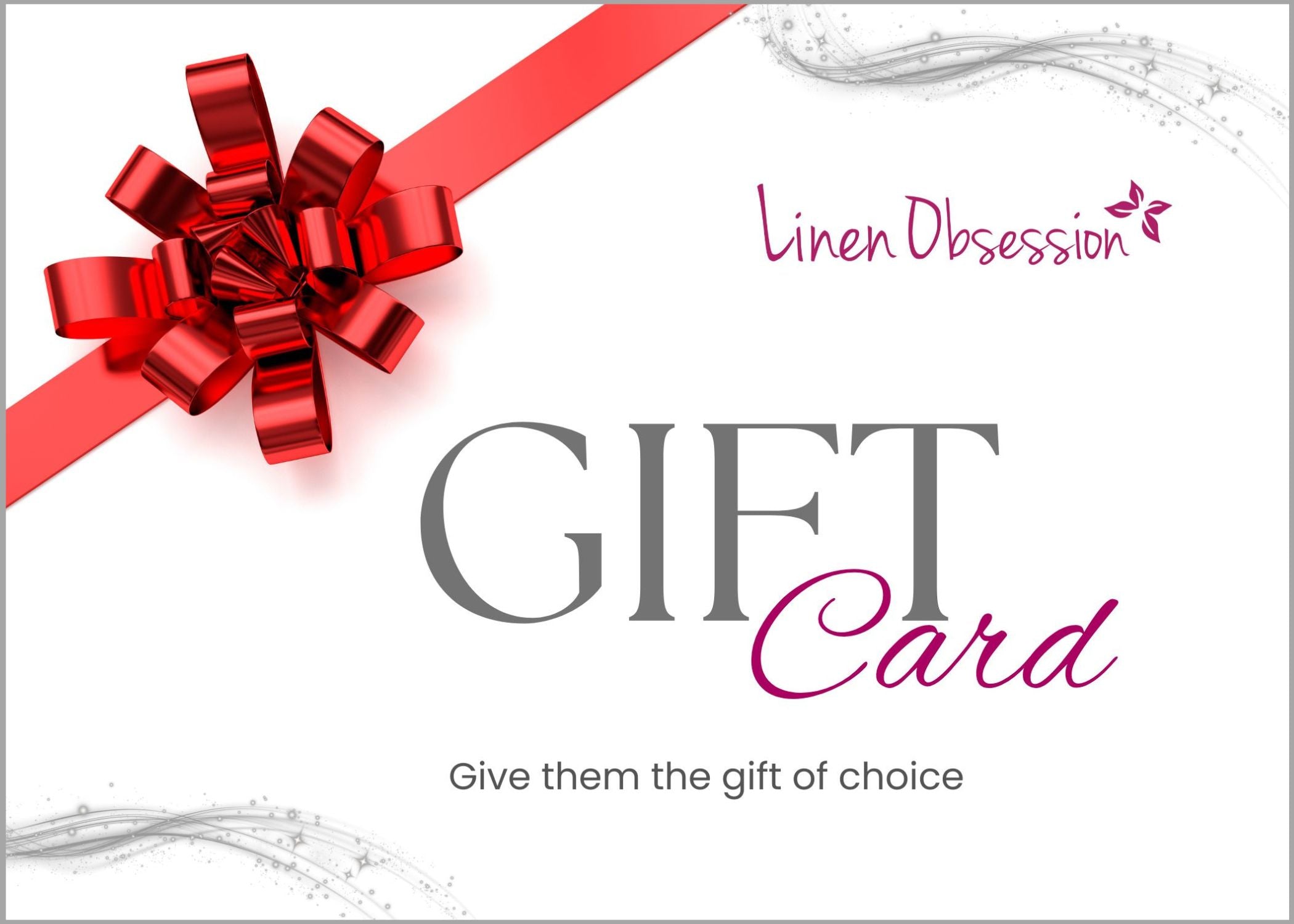 Linen Obsession Gift Card