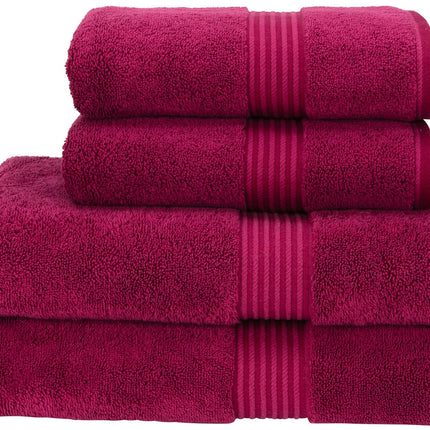 Christy "Supreme" Bath Towels & Mat Collection in Raspberry