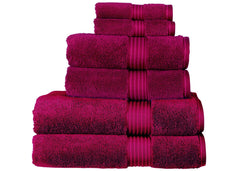 Christy "Supreme" Bath Towels & Mat Collection in Raspberry