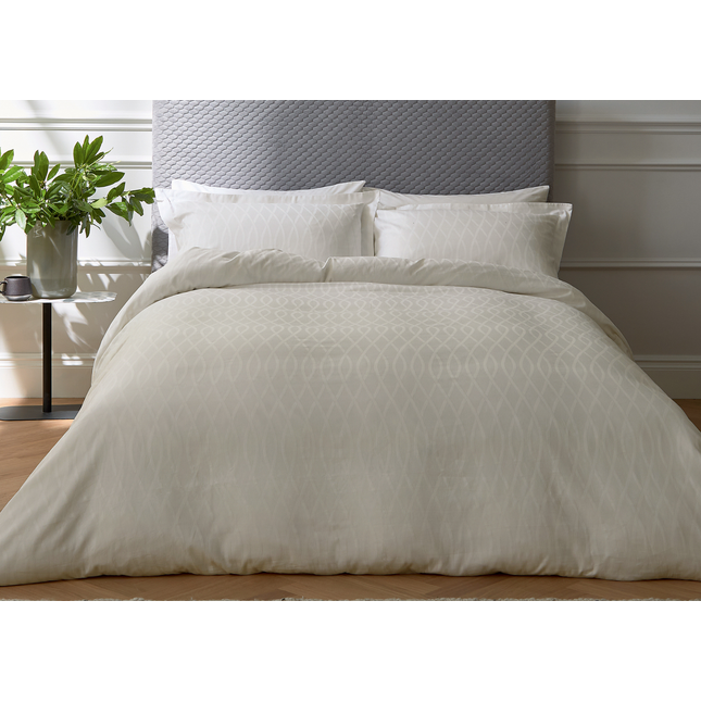 Bedeck of Belfast "Ravello" Duvet Cover Set in Chalk